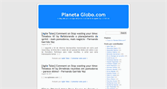 Desktop Screenshot of planeta-globo.com