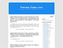 Tablet Screenshot of planeta-globo.com
